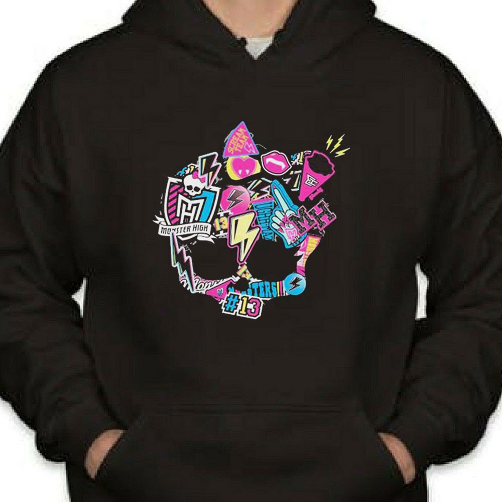 Monster High Skull Logo Design Shirt Longsleeve T-shirt