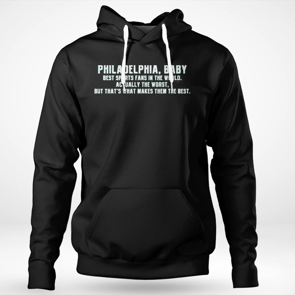Philadelphia Baby Best Sports Fans In The World Shirt Ladies T-shirt