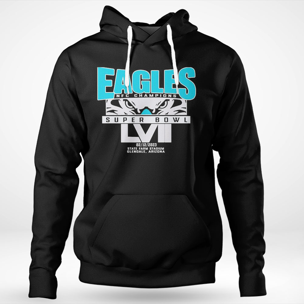 Philadelphia Eagles Nfc Champions Super Bowl Lvii Shirt Ladies T-shirt