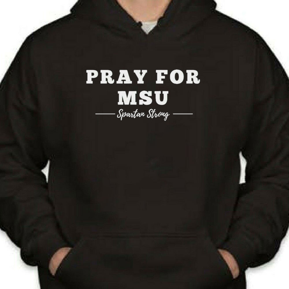 Pray For Msu Spartans Strong Shirt Longsleeve T-shirt