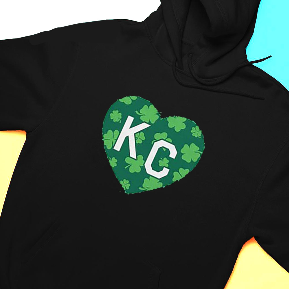 Shamrock Kc Heart St Patricks Day Shirt