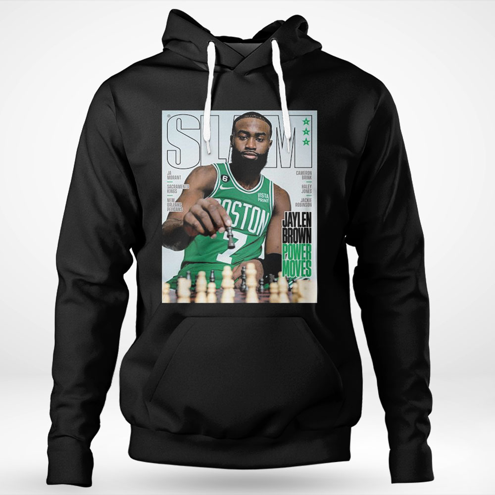 Slam Boston Celtics Jaylen Brown Power Moves Shirt Longsleeve