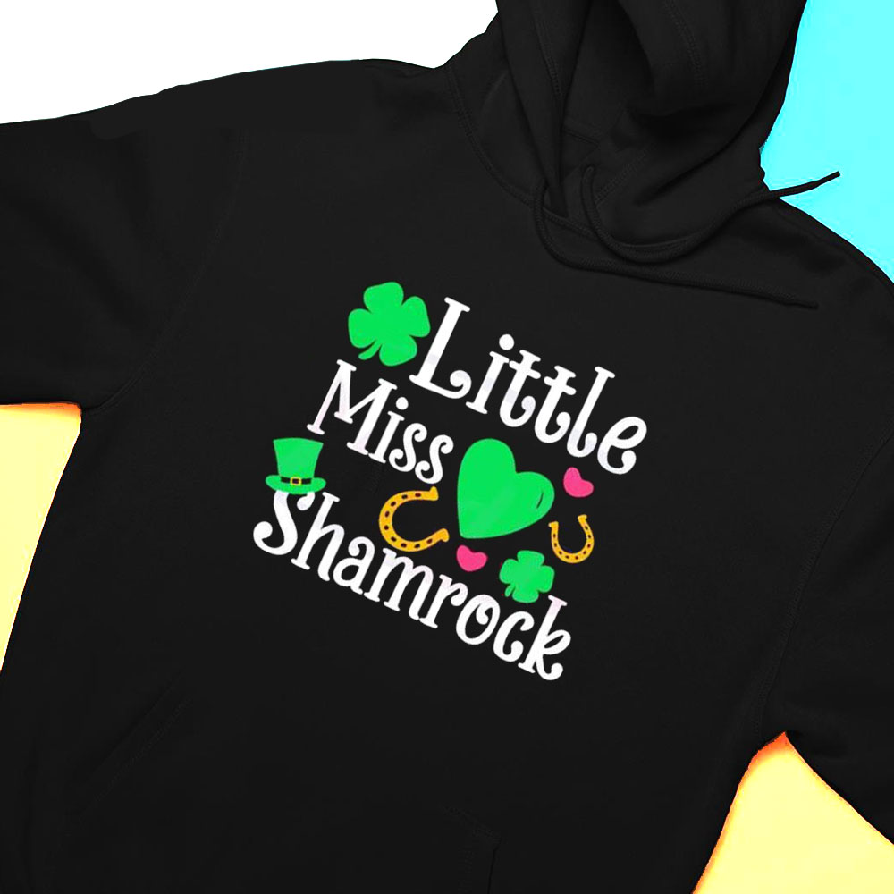 St Patricks Day Little Miss Shamrocks Shirt