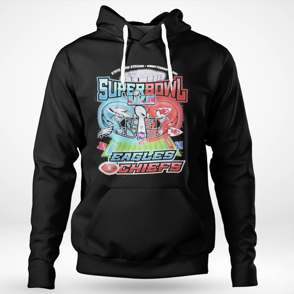 Super Bowl 2023 Lvii Philadelphia Eagles Vs Kansas City Chiefs State Farm Stadium Shirt Ladies T-shirt