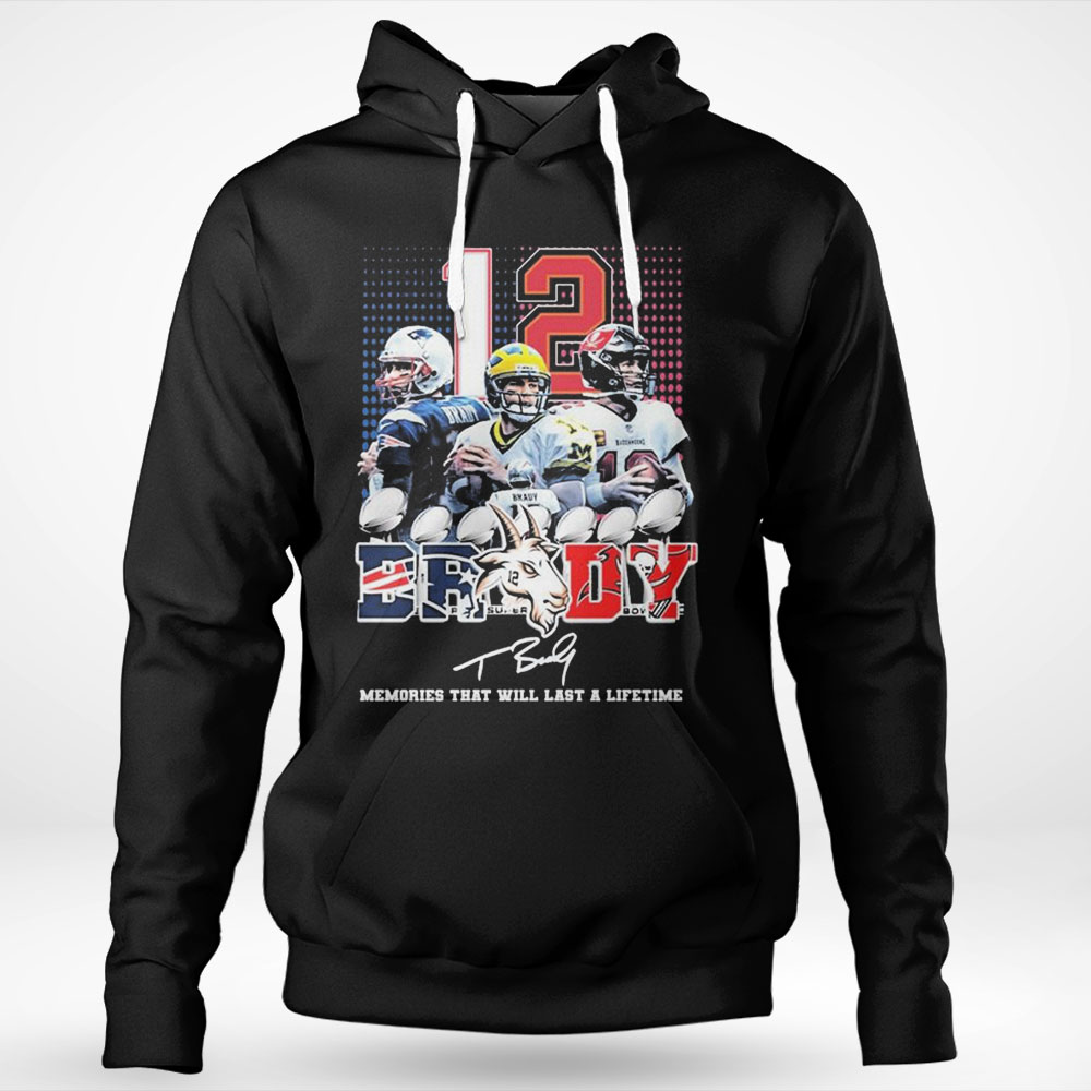 Tom Brady Goat Memory That Will Last A Lifetime Signature Shirt Longsleeve