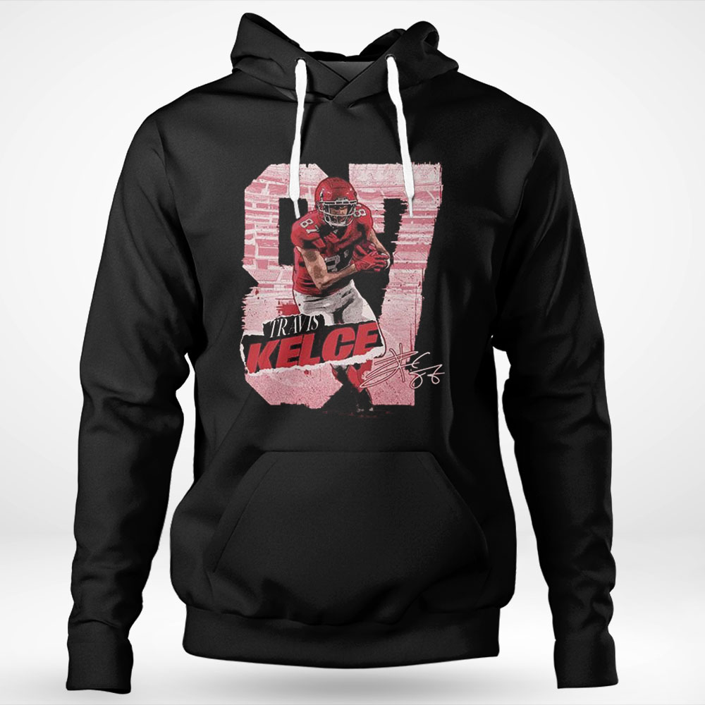Travis Kelce Kansas City Chiefs Rough Signature Shirt Longsleeve