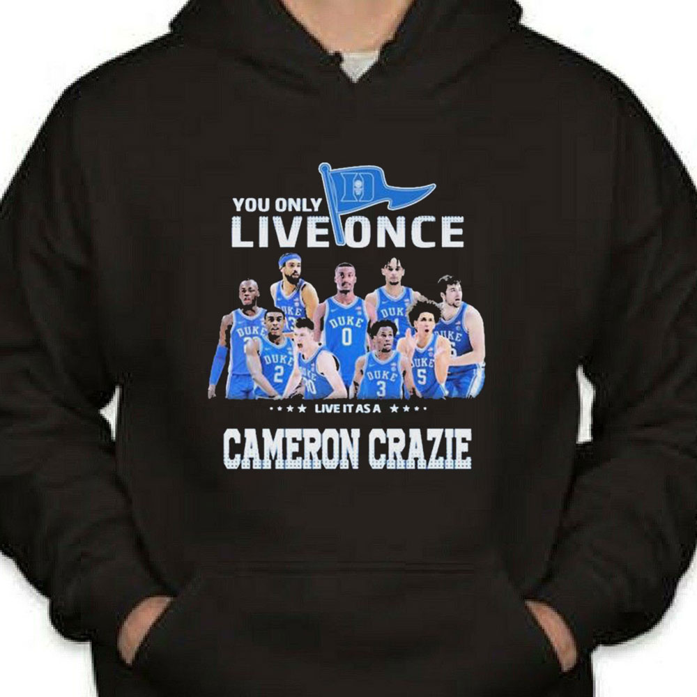 You Only Live Once So Live Life To The Cameron Carize Basketball Shirt Longsleeve T-shirt