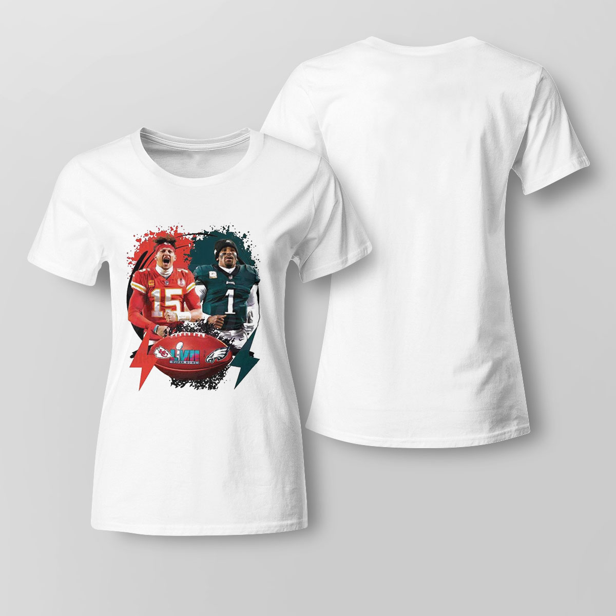 2023 American Football Super Bowl Lvii Mohames Vs Hurt Shirt Ladies Tee