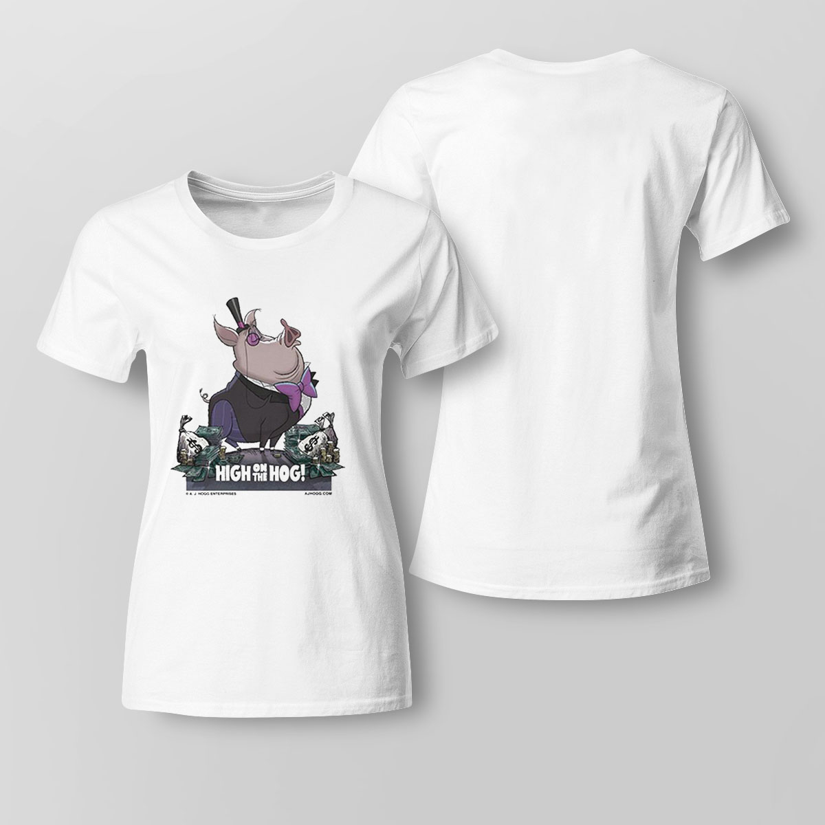 A J Hogg High On The Hog Shirt Ladies T-shirt