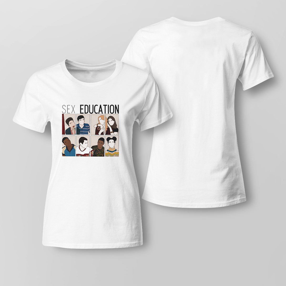 Cast Fanart Sex Education Shirt Ladies T-shirt