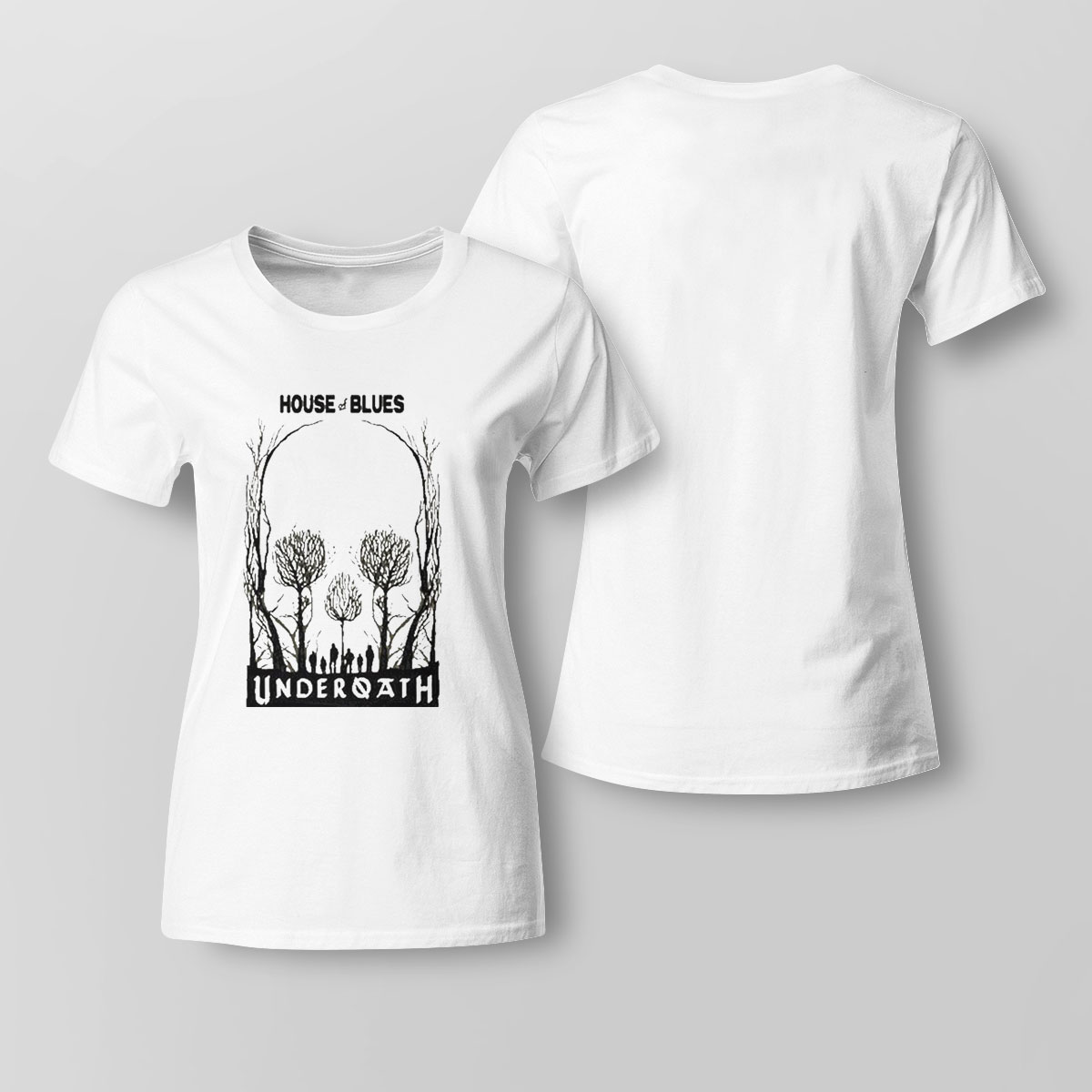 Catch Myself Catching Myself Underoath Band Shirt Ladies Tee