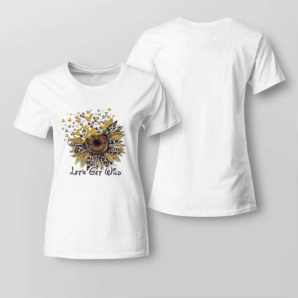 Disney Glitter Gold Glitter Leopard Cheetah Shirt Hoodie