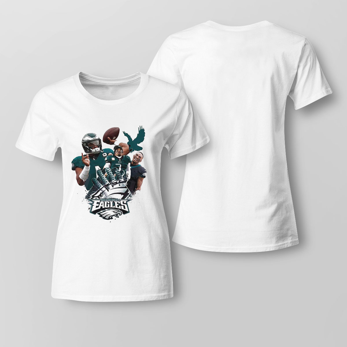 Eagles Jalen Hurt 2023 Super Bowl Lvii Shirt Ladies Tee