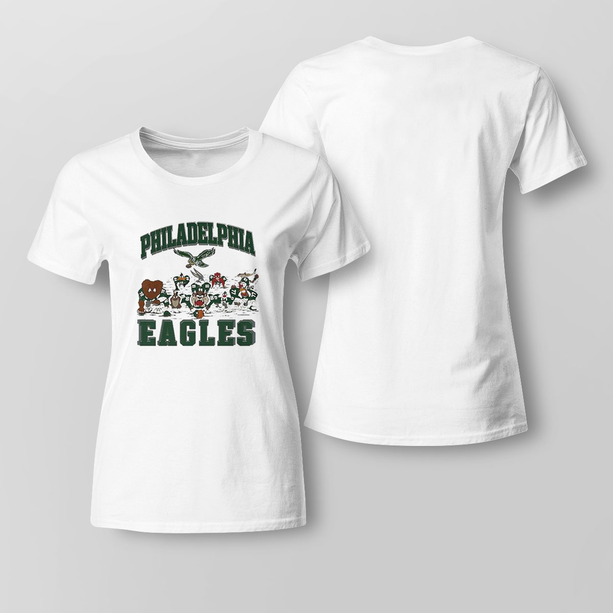 Eagles Super Bowl Team 2023 Shirt Ladies Tee