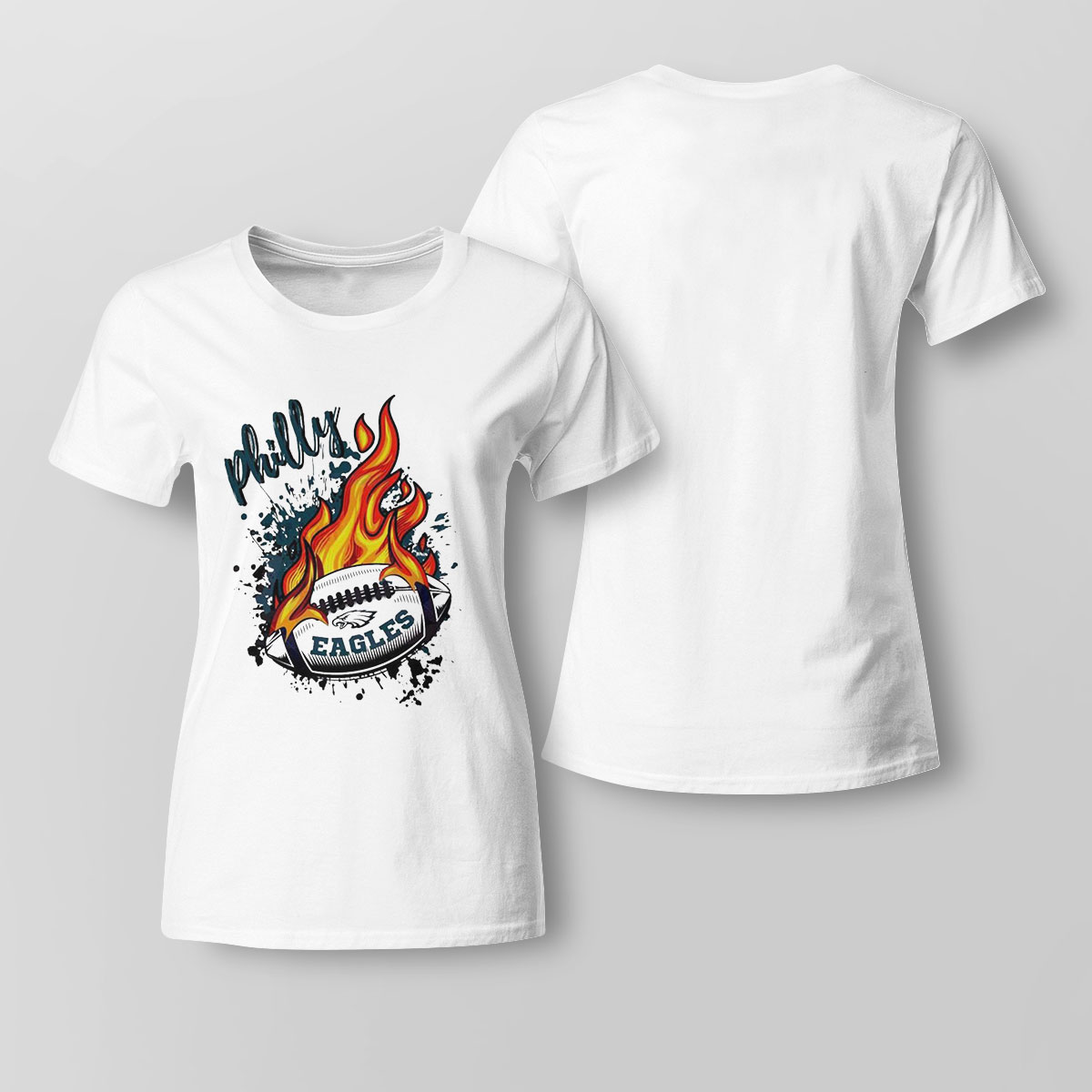 Fire Rugby Philadelphia Eagles Shirt Ladies Tee