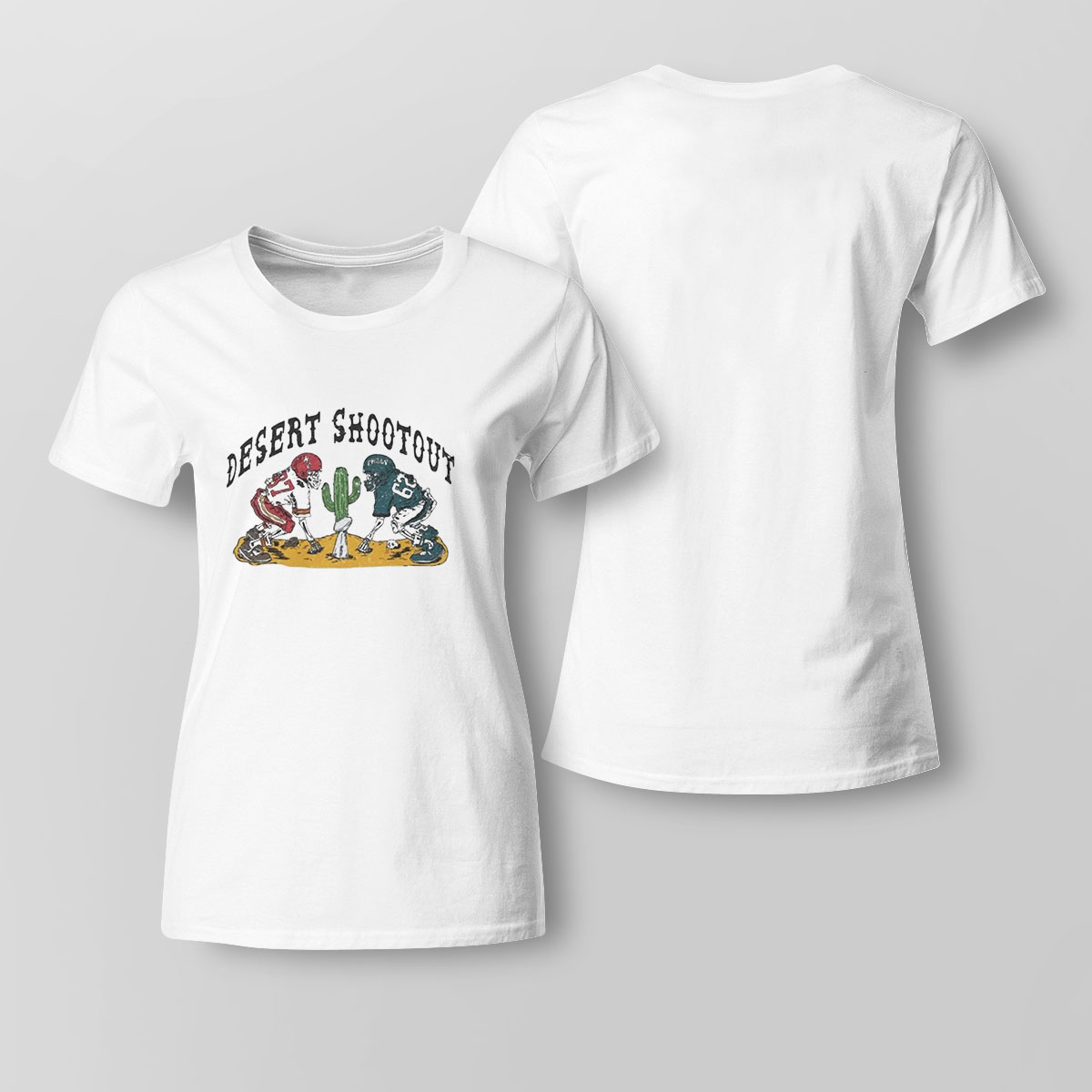Kansas City Chiefs Vs Philadelphia Eagles Desert Shootout 2023 Shirt
