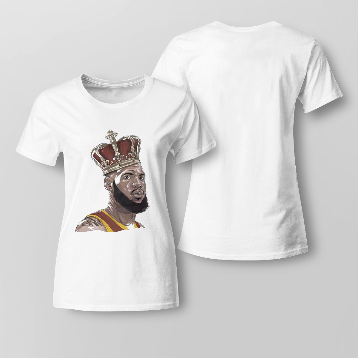 Lebron James Crown Shirt Ladies Tee