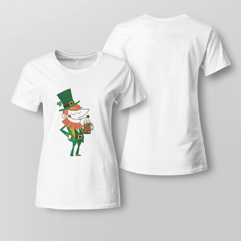 Mid Century Leprechaun Patricks Day Shirt