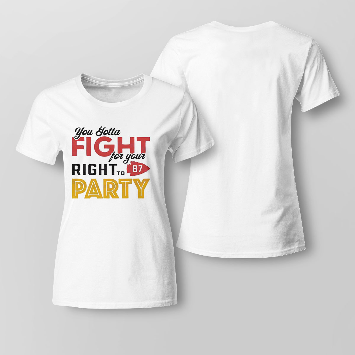 Official You Gotta Fight For Your Right To Party Shirt Ladies Tee