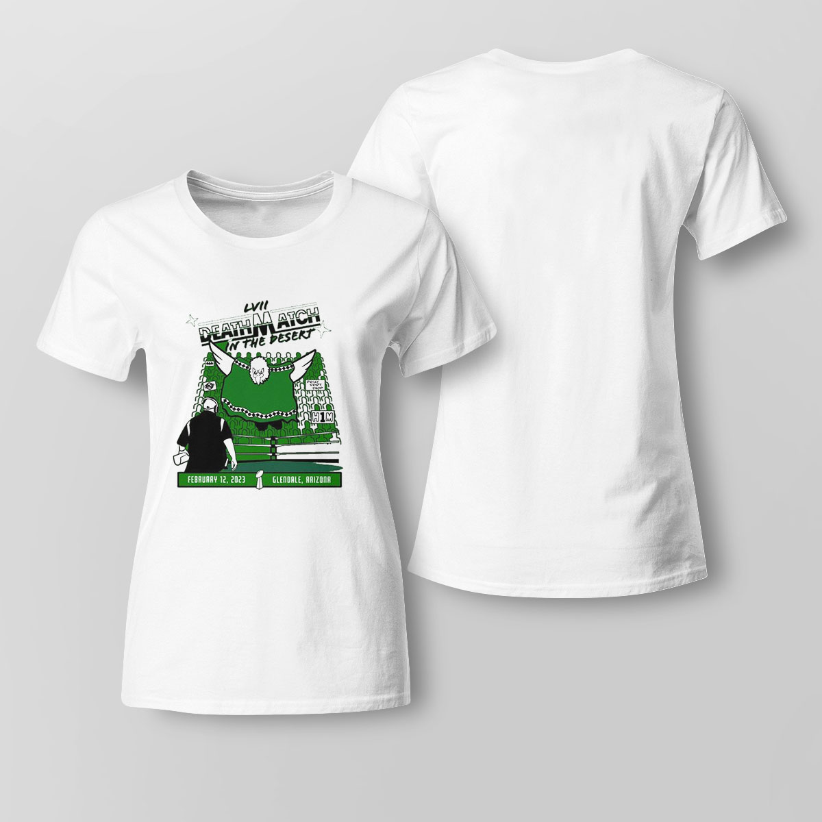 Philadelphia Eagles Deathmatch In The Desert Super Bowl Lvii Shirt