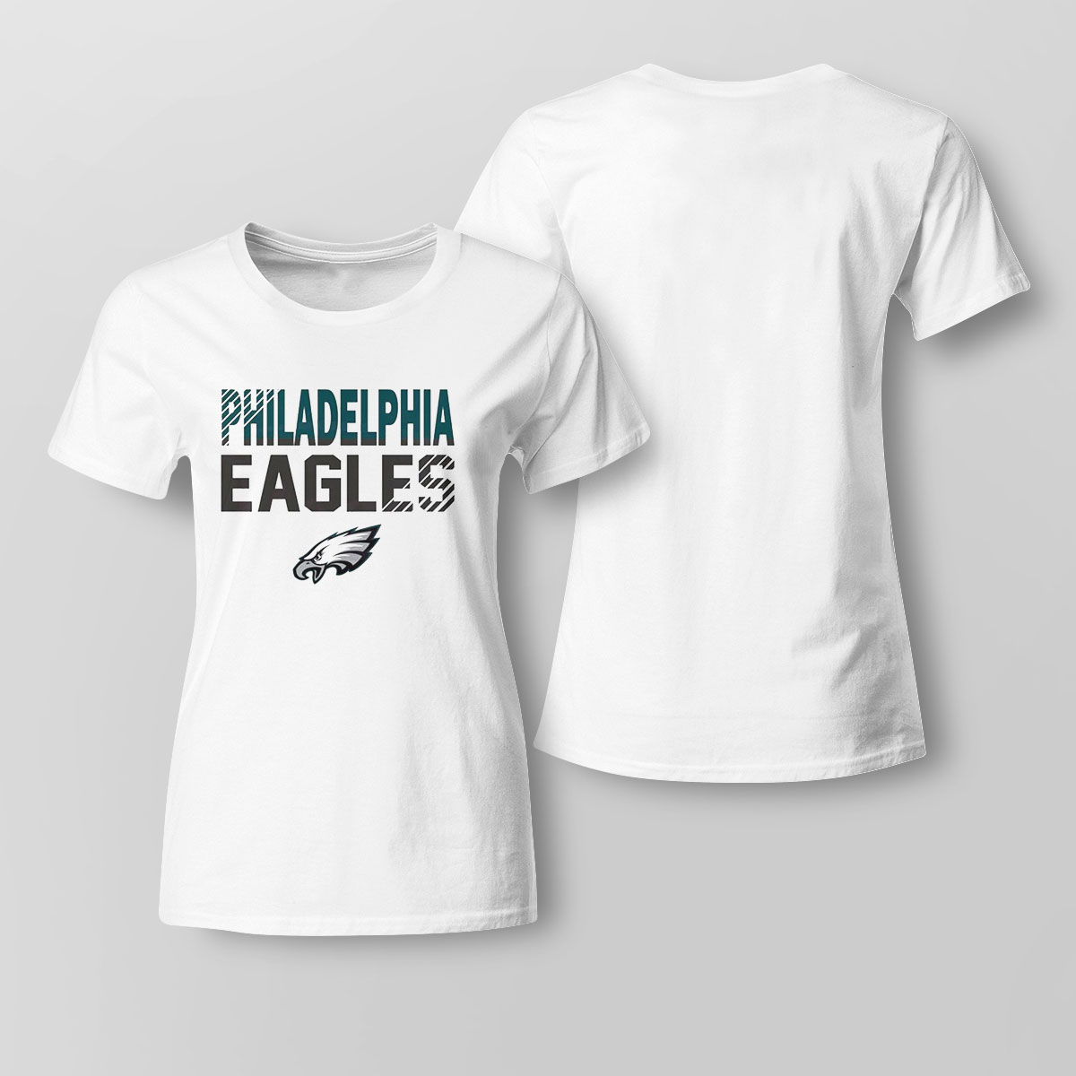 Philadelphia Eagles Logo Nfc Football Champion Shirt Ladies Tee