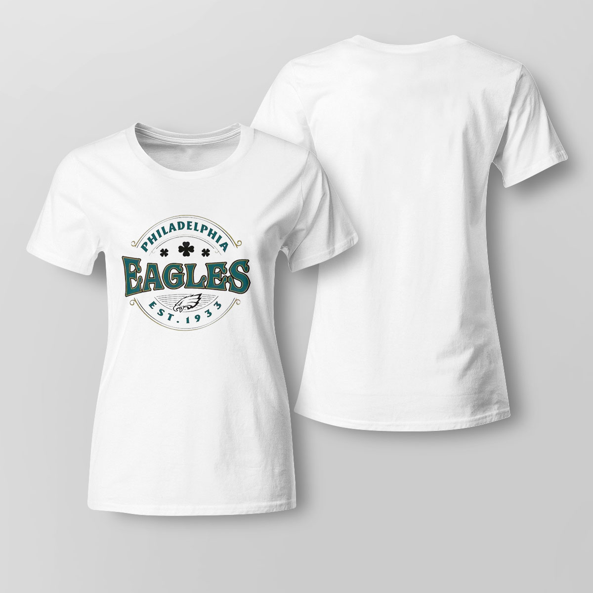 Philadelphia Eagles Lucky Team Shirt Ladies Tee