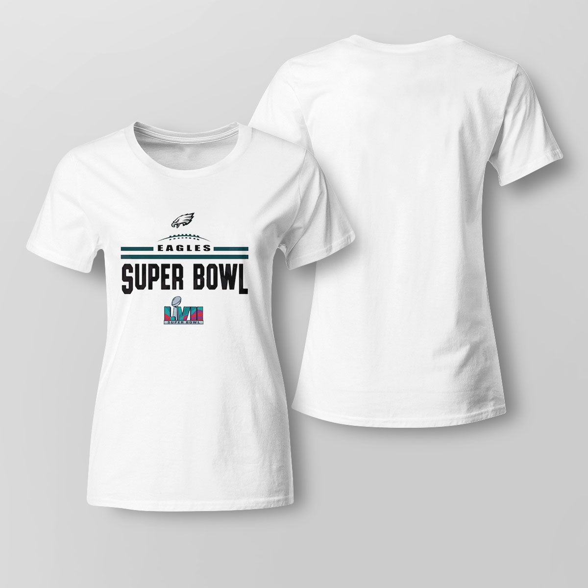 Philadelphia Eagles Super Bowl Lvii Eagles Super Bowl Shirt Ladies Tee