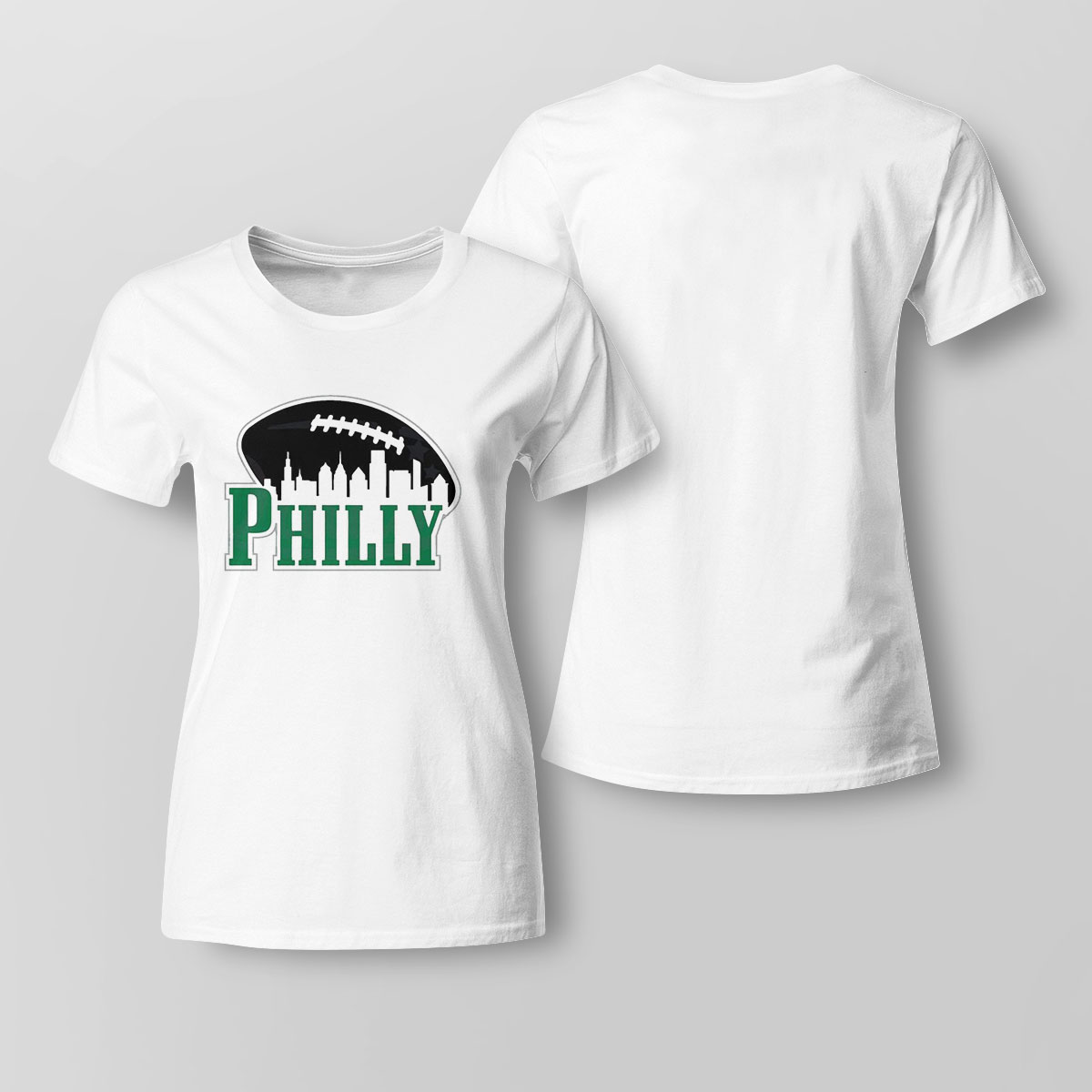 Philli Football Fan Philedelphia Eagles Super Bowl Lvii Shirt Ladies Tee