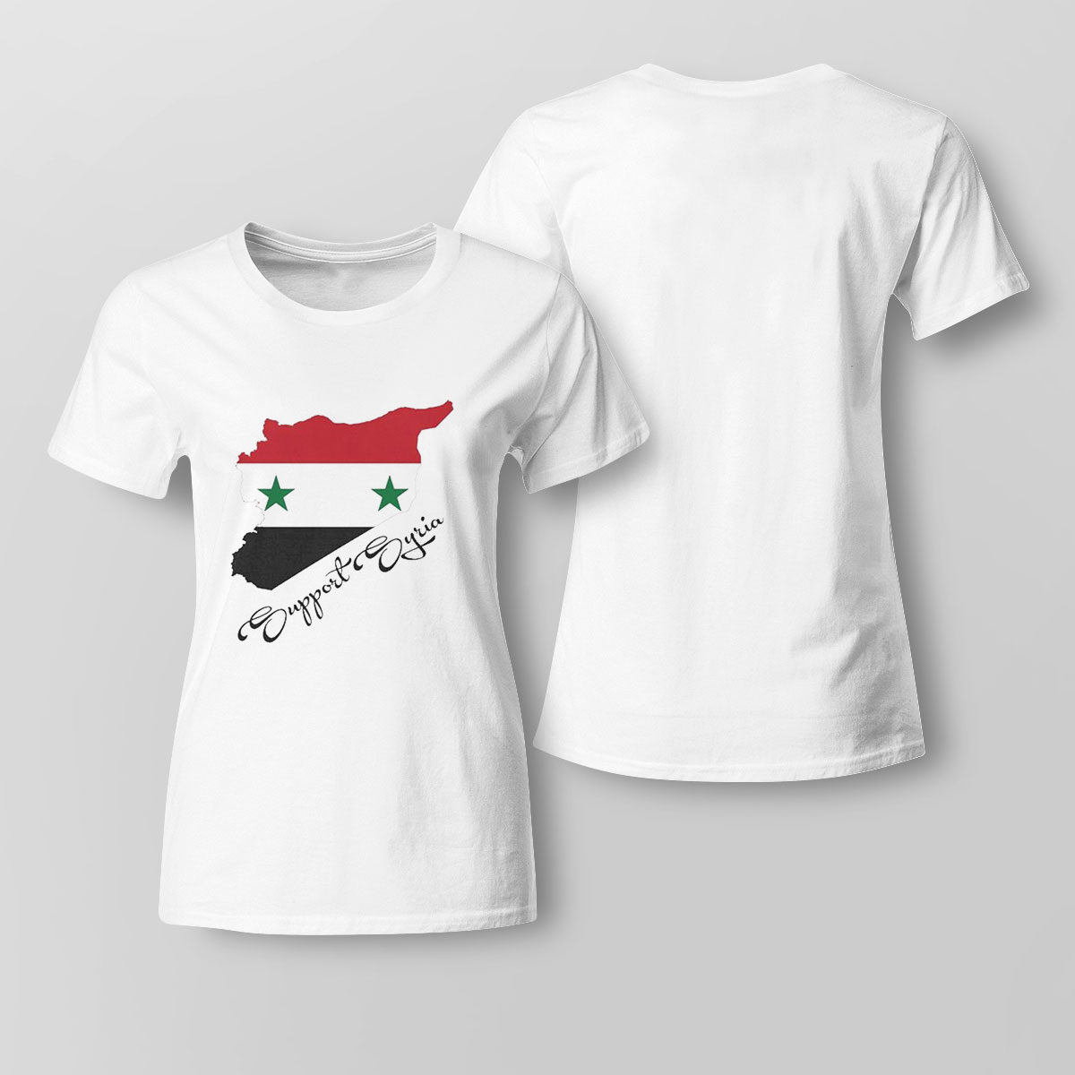 Support Syria Youth Midweight Shirt Ladies Tee