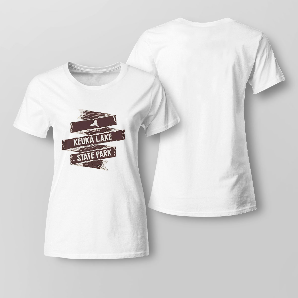 The State Park Keuka Lake State Ny Wilderness Shirt Ladies T-shirt