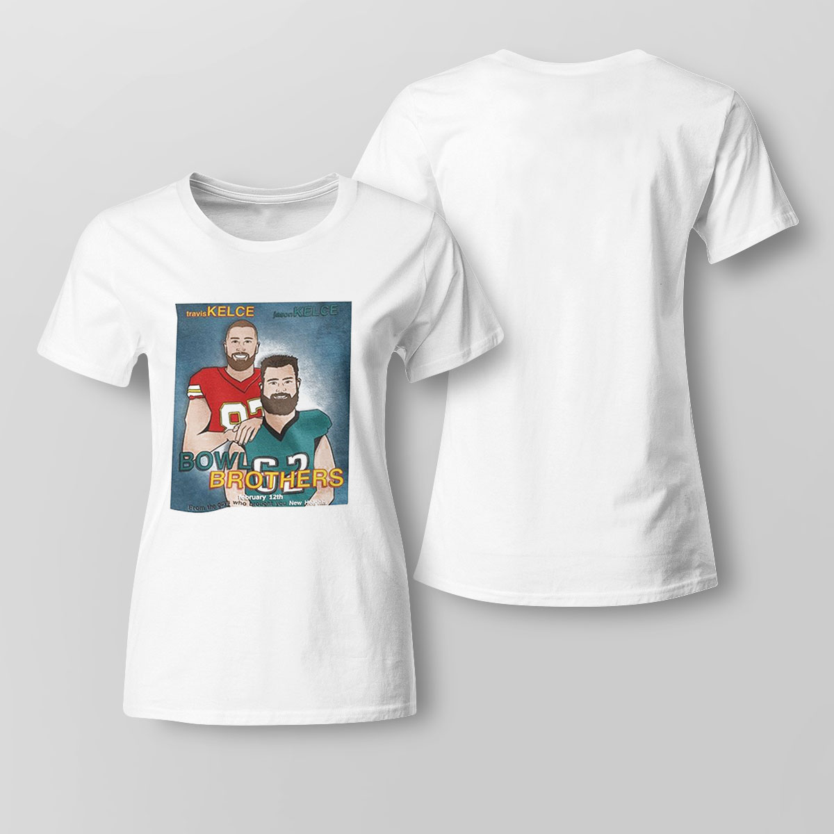 Travis Kelce Vs Jason Kelce 2023 Bowl Brothers Shirt Longsleeve
