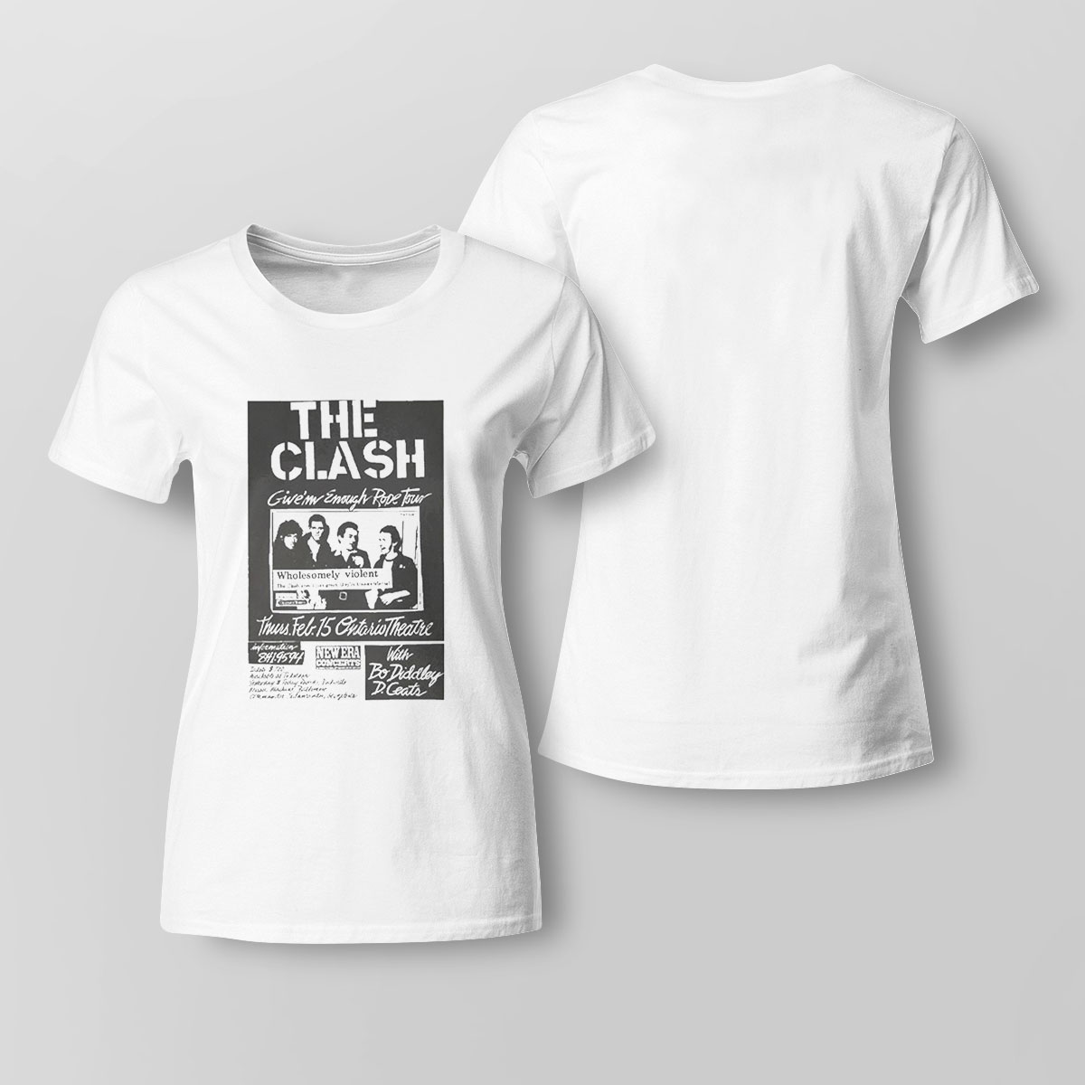 Wholesomely Violent The Clash Band Shirt Hoodie