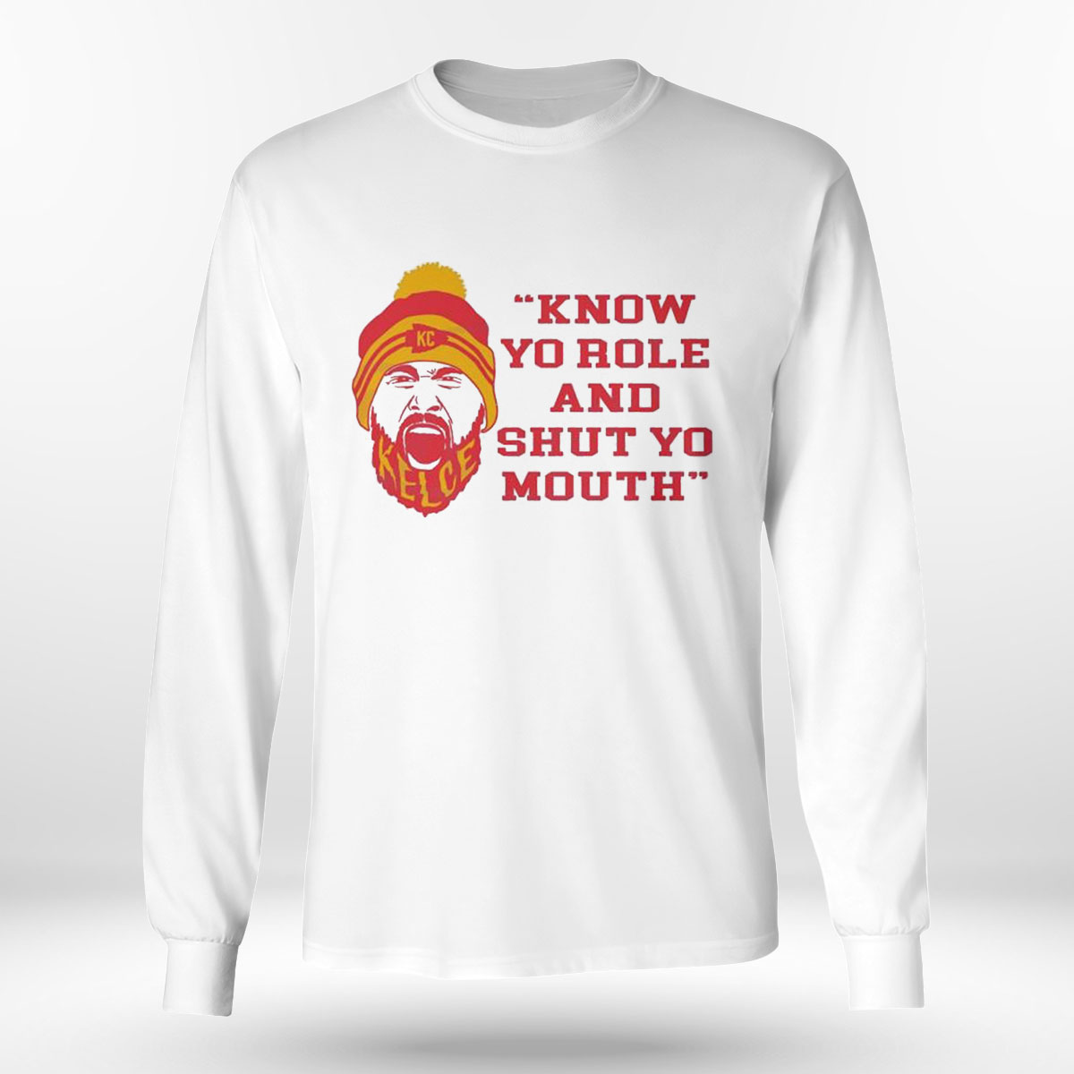 Know Your Role And Shut Your Mouth Travis Kelce Quote Afc 2023 Shirt Ladies Tee Know Your Role And Shut Your Mouth Travis Kelce Quote Afc 2023 Shirt Ladies Tee