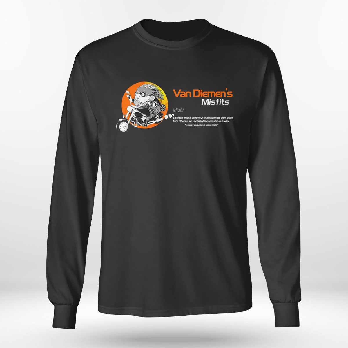 Van Diemens Misfits Cute Logo Shirt Longsleeve T-shirt Van Diemens Misfits Cute Logo Shirt Longsleeve T-shirt