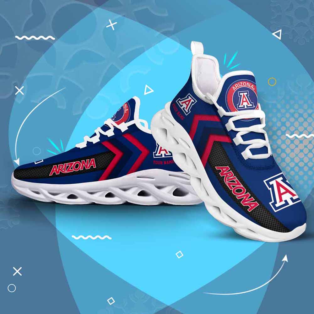 Ncaa Arizona Wildcats Custom Name Max Soul Shoes Chunky Sneakers Ncaa Arizona Wildcats Custom Name Max Soul Shoes Chunky Sneakers