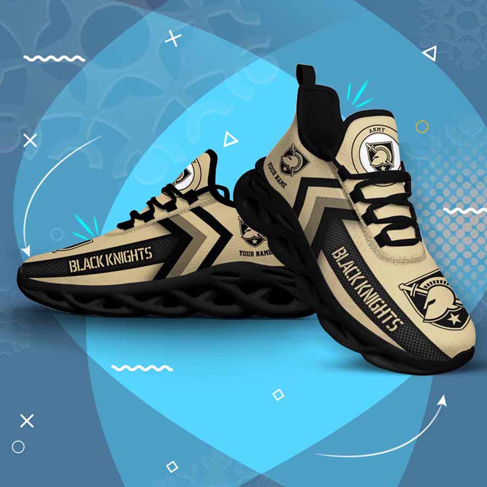 Ncaa Army Black Knights Custom Name Max Soul Shoes Chunky Sneakers Ncaa Army Black Knights Custom Name Max Soul Shoes Chunky Sneakers