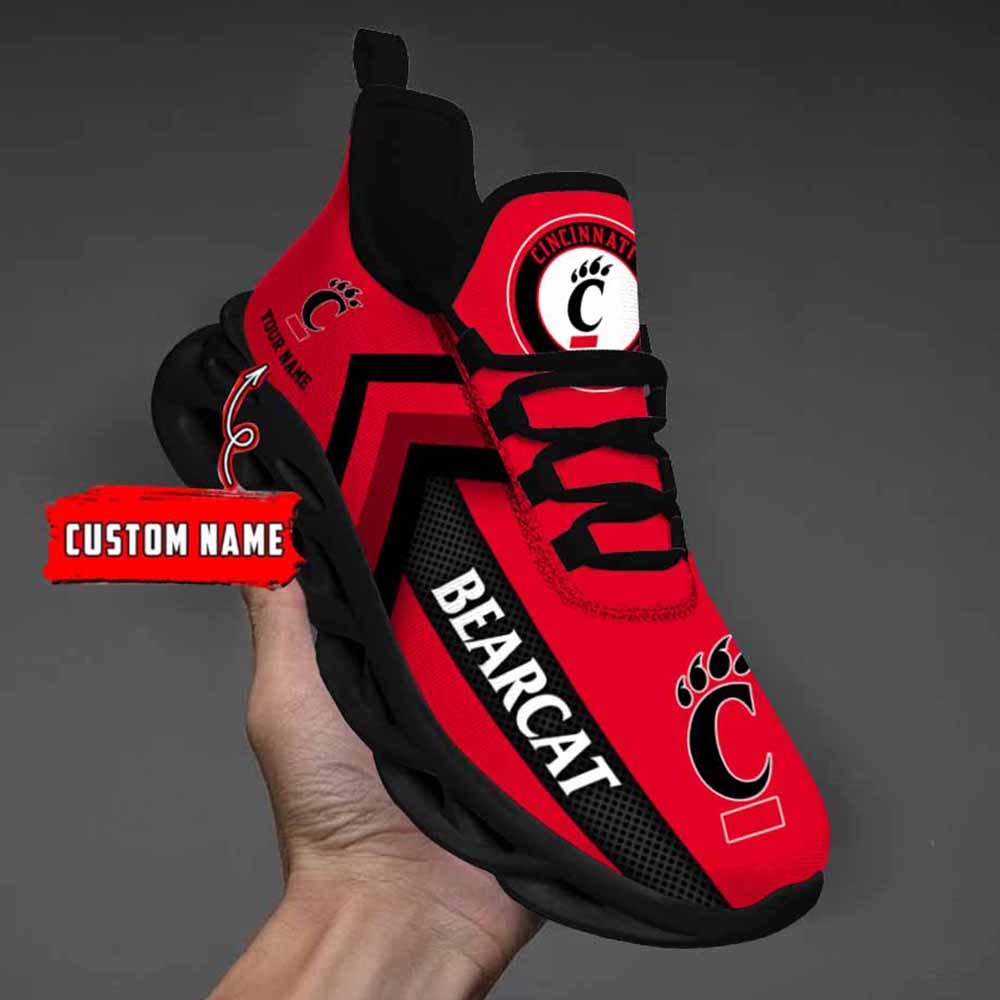 Ncaa Cincinnati Bearcats Custom Name Max Soul Shoes Chunky Sneakers