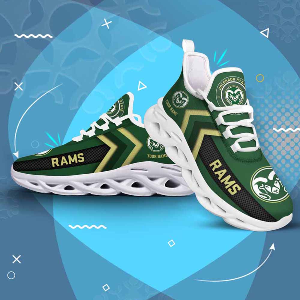 Ncaa Colorado State Rams Custom Name Max Soul Shoes Chunky Sneakers Ncaa Colorado State Rams Custom Name Max Soul Shoes Chunky Sneakers