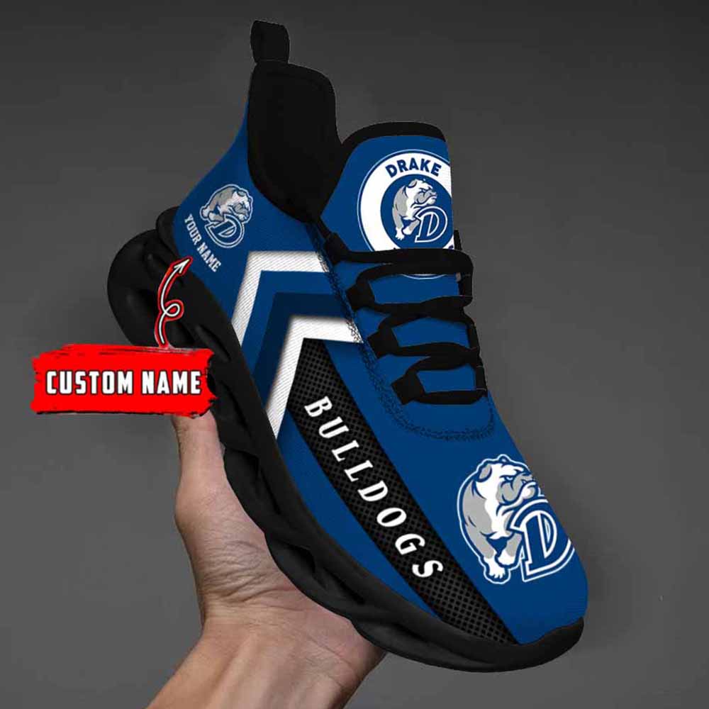 Ncaa Drake Bulldogs Custom Name Max Soul Shoes Chunky Sneakers