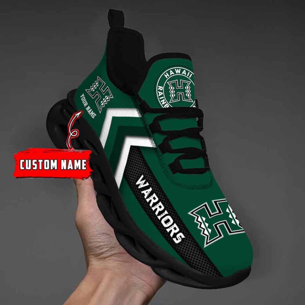 Ncaa Hawaii Rainbow Warriors Custom Name Max Soul Shoes Chunky Sneakers