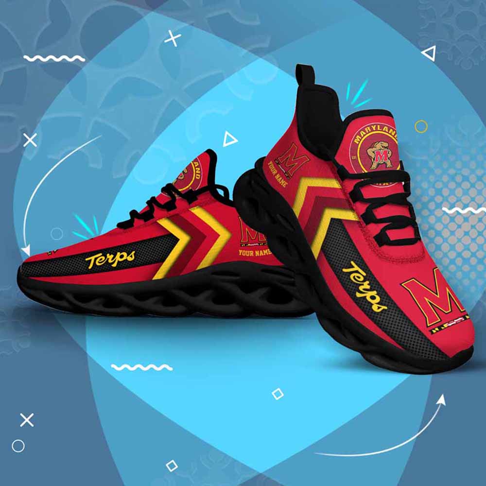 Ncaa Maryland Terrapins Custom Name Max Soul Shoes Chunky Sneakers