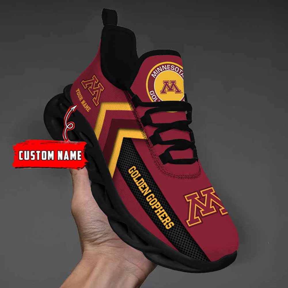 Ncaa Minnesota Golden Gophers Custom Name Max Soul Shoes Chunky Sneakers
