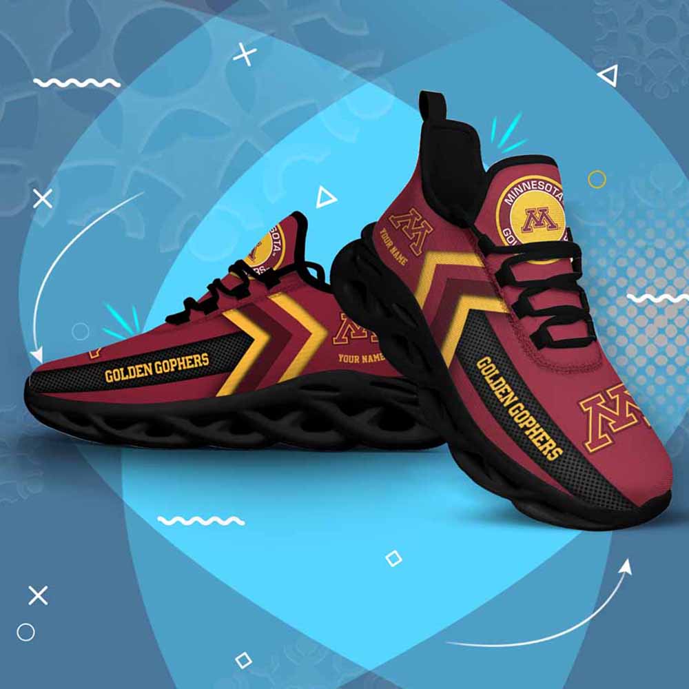 Ncaa Minnesota Golden Gophers Custom Name Max Soul Shoes Chunky Sneakers
