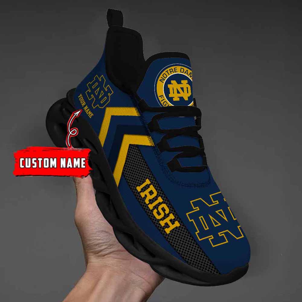 Ncaa Notre Dame Fighting Irish Custom Name Max Soul Shoes Chunky Sneakers