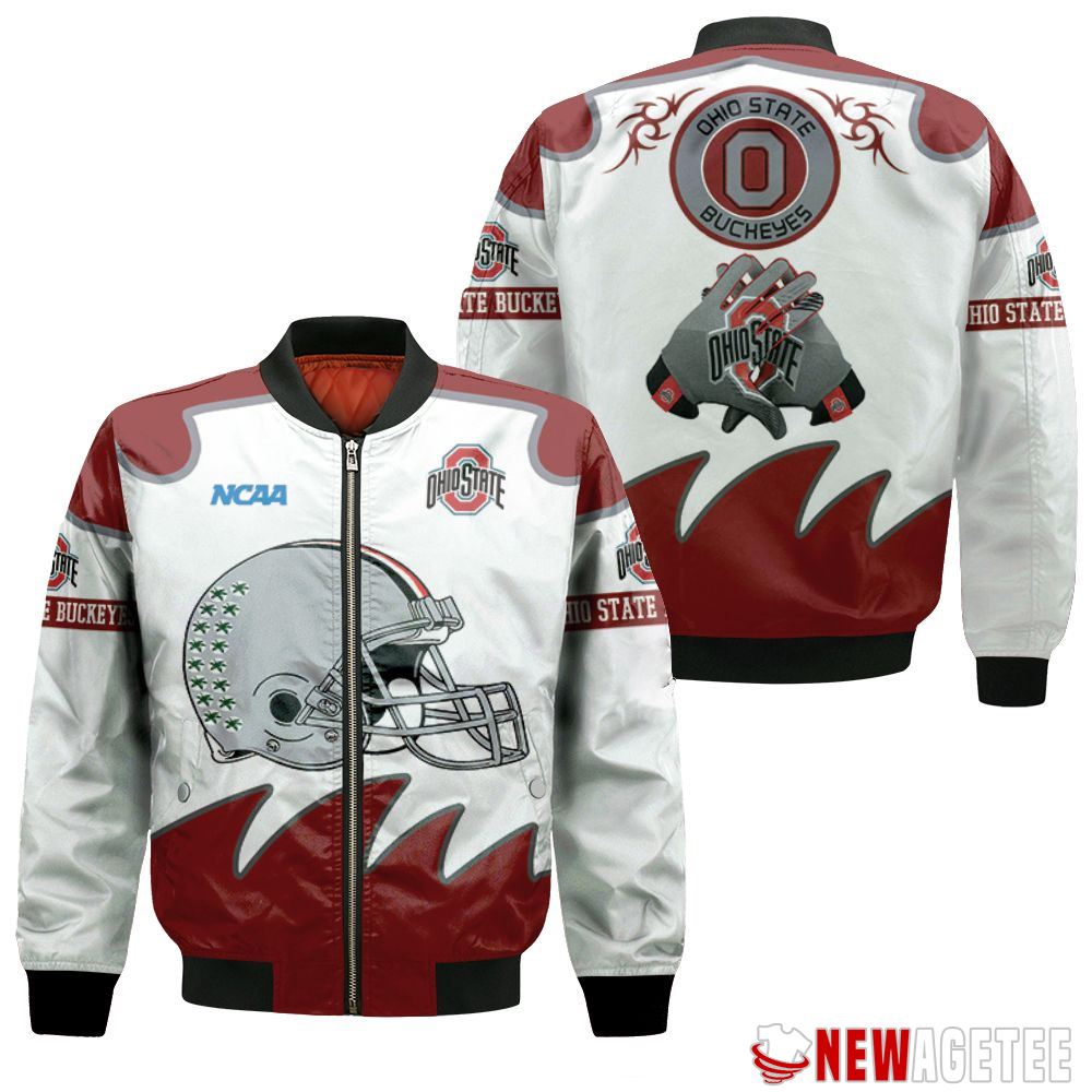 Ncaa Ohio State Buckeyes Fleece Bomber Jacket For Buckeyes Fan