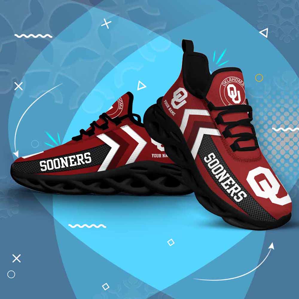 Ncaa Oklahoma Sooners Custom Name Max Soul Shoes Chunky Sneakers