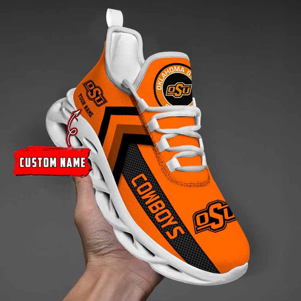 Ncaa Oklahoma State Cowboys Custom Name Max Soul Shoes Chunky Sneakers