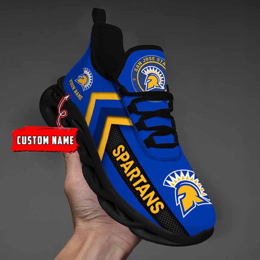 Ncaa San Jose State Spartans Custom Name Max Soul Shoes Chunky Sneakers Ncaa San Jose State Spartans Custom Name Max Soul Shoes Chunky Sneakers