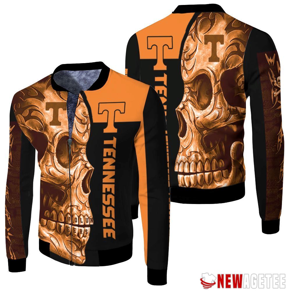 Ncaa Skul Tennessee Volunteers Jersey Fleece Bomber Jacket