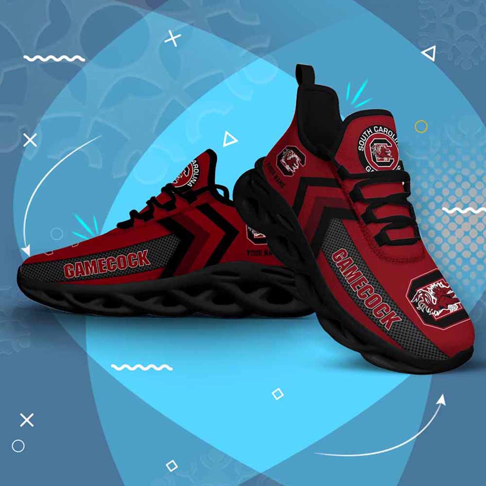 Ncaa South Carolina Gamecocks Custom Name Max Soul Shoes Chunky Sneakers
